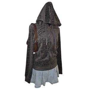 Vintage Juicy Couture Gray Hooded Jacket!